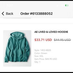 Basic hoodie from American Eagle